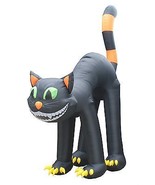 20 FOOT Jumbo Party Halloween Inflatable Black Cat Yard Decoration Prop ... - £207.82 GBP