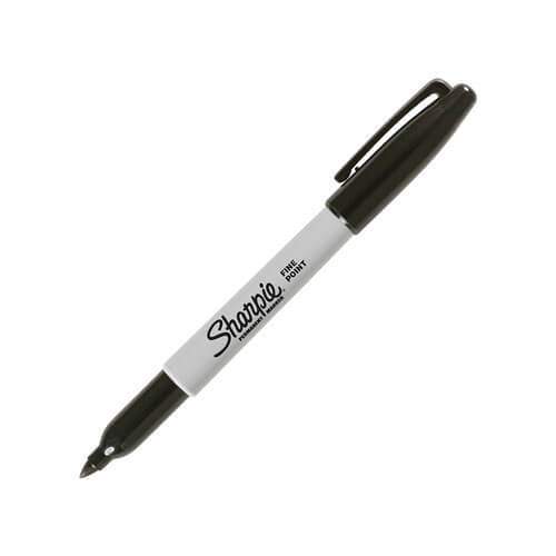 Sharpie Permanent Fine Marker 1.00mm (Box of 12) - Black - $51.13
