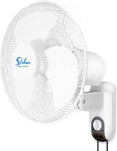 Household Wall Mount Fans 16 Inch Adjustable Tilt, 90 Degree, 3 Speed Se... - $57.82