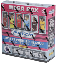2021-22 Panini Prizm Premier League Soccer Mega Box Factory Sealed - £48.84 GBP
