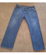 Vintage Levis 501 Men&#39;s Jeans Straight Leg Button Fly Denim 40x29 Made i... - £26.70 GBP