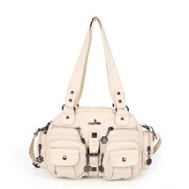 New Luxury Women&#39;s Bag PU Single Shoulder Bag Hand-held Slant Fashion Dumpling B - £55.11 GBP