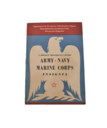 WW II Vtg Reader&#39;s Digest Insert March 1943 Army Navy Marine Insignia Guide - $470.40 MXN