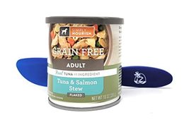 Simply Nourish Tuna and Salmon Stew Flaked Adult Wet Dog Food, 10 Ounces (Pack o - £44.64 GBP