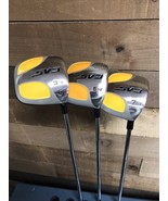 DEMO RH Tall +1 Mens SV3 Yellow Square Fairway 3 5 7 Wood Set Reg Flex 5... - $3,652.62 MXN