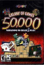 Galaxy of Games 50,000 (2PC-CDs, 2008) for Windows 98-Vista - NEW in DVD BOX - £3.96 GBP