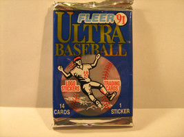 Lot of 7 Baseball Card Packs 1990, &#39;91 FLEER, 1988, &#39;90 DONRUSS, 1990 [b4b1] - £15.69 GBP