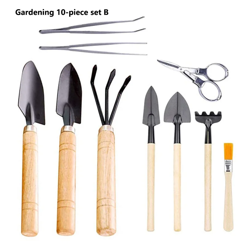 10-Piece Succulent Planting Tool Gardening scape Potted Tool Flower Planting Min - £43.90 GBP