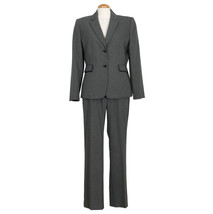 TAHARI Black White Melange Lace Trim Modern Fit Pant Suit 12P - £111.90 GBP
