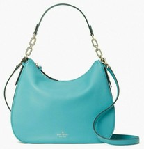 Kate Spade Mulberry Vivian Stone Blue Leather Hobo WKRU4138 Shoulder NWT $379 FS - £138.43 GBP