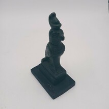 VTG Black Statue Of God Horus Falcon - $482.97 MXN