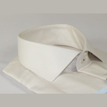 Mens 100% Italian Cotton Shirt High Quality Non Iron SORRENTO Turkey 4452 Stone image 4