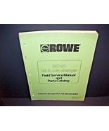 Rowe BC-20 Original 1981 Dollar Bill Change Machine Service Parts Manual... - $16.19