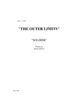 1964&#39;s THE OUTER LIMITS: SOLDIER repro TV series script - $30.82 CAD