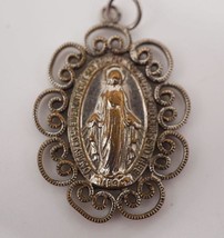 Mary Conceived Sans Religieux Médaillon Pendentif En - $28.75