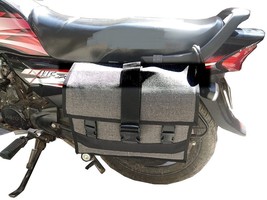 Bike Saddle Bag with Water Resistance Bike Side Luggage Canvas Material Use for - £32.04 GBP