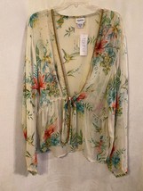 NWT Together Sheer Floral and Hummingbird Print Jacket Size 16  - £29.52 GBP