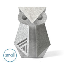 Aluminum Mini Owl Origami Geometric Sculpture - $80.49