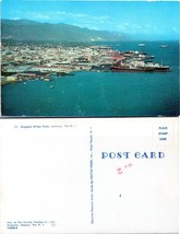 Jamaica Kingston Water Front The W.I. Mountains Port Cargo Ships VTG Postcard - £7.51 GBP