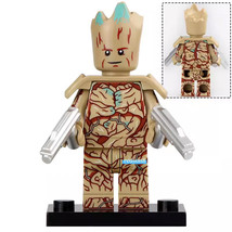 Groot (Guardians of the Galaxy 3) Marvel Universe Superhero Lego Moc Minifigure - £2.39 GBP