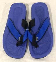 Lands&#39; End Men’s Size 8 Blue Foam Cushion Flip Flops New Unused! - $17.81