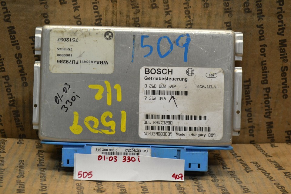 2001-2003 BMW 325I Transmission Control Unit TCU 0260002642 Module 407-5d5 - $9.79