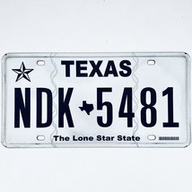  United States Texas Lone Star Passenger License Plate NDK 5481 - £6.59 GBP