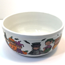 Halloween Candy Ceramic Bowl Ursula Dodge Signature Goblins Trick or Treat VTG - £19.45 GBP