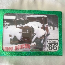 Vintage Route 66 Christmas cards , box of 12, snow picture of old vehicle, 5 x 7 - £26.00 GBP