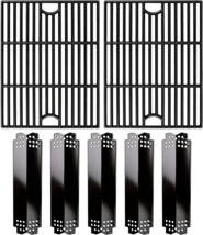 Cast Iron Cooking Grates And Porcelain Heat Plates Replacement For Nexgrill BBQ - £64.32 GBP