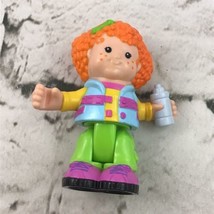 Fisher Price Little People Sunny Day Picnic Elena Figure Hinged Toy Mattel - £3.89 GBP