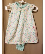 Child of Mine by Carter&#39;s - Floral Short Sleeve Outfit Size 12M     IR9 - £3.14 GBP