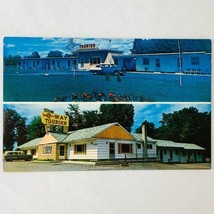 Vintage Postcard New C Way Tourin Resturant Motel 1000 Islands Clayton NY   - £5.18 GBP