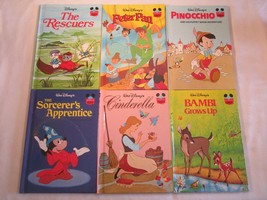 (Lot of 6) Books WALT DISNEY Grolier Book Club Edition [Y59Vb7f] - £17.80 GBP