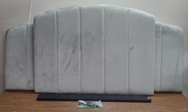 Baxton Studio Mars Modern Contemporary Greyish Beige Fabric King Size Headboard - £141.99 GBP