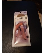 Vassarette Lace Top Silky Knee Highs with Lycra One Sized Nude 1420 NEW ... - $15.83