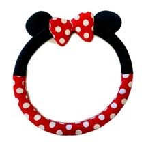 Plush Minnie Mouse Steering Wheel Cover 14.5&quot; Wide - $14.85