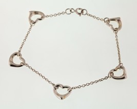 Argent Sterling Cœur Ouvert Par The Yard Bracelet 6.75 &quot; - $68.10