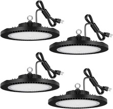 4 Pack UFO LED High Bay Lights - 1000W HID Replacement 28000 LM Warehouse - £296.94 GBP