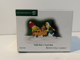 DEPARTMENT 56 TEDDY BEAR&#39;S TRUCK RIDE CHRISTMAS HOLIDAY HERITAGE 57229 B... - $413.96 MXN