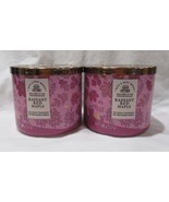 Bath &amp; Body Works 3-wick Scented Candle Lot Set of 2 RADIANT RED MAPLE - $1,447.82 MXN