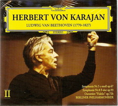 Herbert Von Karajan Ludwig Van Beethoven Nr.5 Nr.8 Fidelio 9 Tracks Sealed Cd - £11.84 GBP