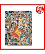 Colorful 1000 Piece Jigsaw Puzzle Featuring Rock Legends - Made in USA - $49.57 CAD