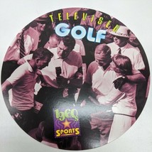 1960s Sports Televised Golf Circular Cardboard Collectable With Fun Facts - $151.82 MXN