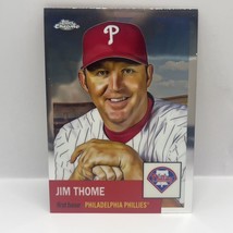 2022 Topps Chrome Platinum Anniversary Jim Thome #201 Philadelphia Phillies - £1.56 GBP