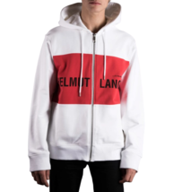 Helmut Lang Womens Hoody Campaign Panel Zip Solid Pink Red Size M/L H10UM522 - £119.90 GBP