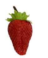 Vintage Resin Red Strawberries with Silk Greens Lot of 23 - $16.93 CAD