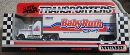 Matchbox 1:87 (Jeff Burton) NASCAR &quot;BABY RUTH RACING®&quot;  SUPER STAR TRANS... - $17.99