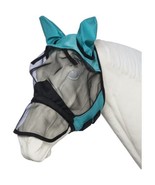Tough 1 Deluxe Comfort Mesh Nose Fly Mask Turq - £19.45 GBP