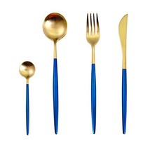 Golandstar Lots 4pcs 304 Stainless Steel Tableware Dinner Spoon Fork Knife Flatw - £20.77 GBP